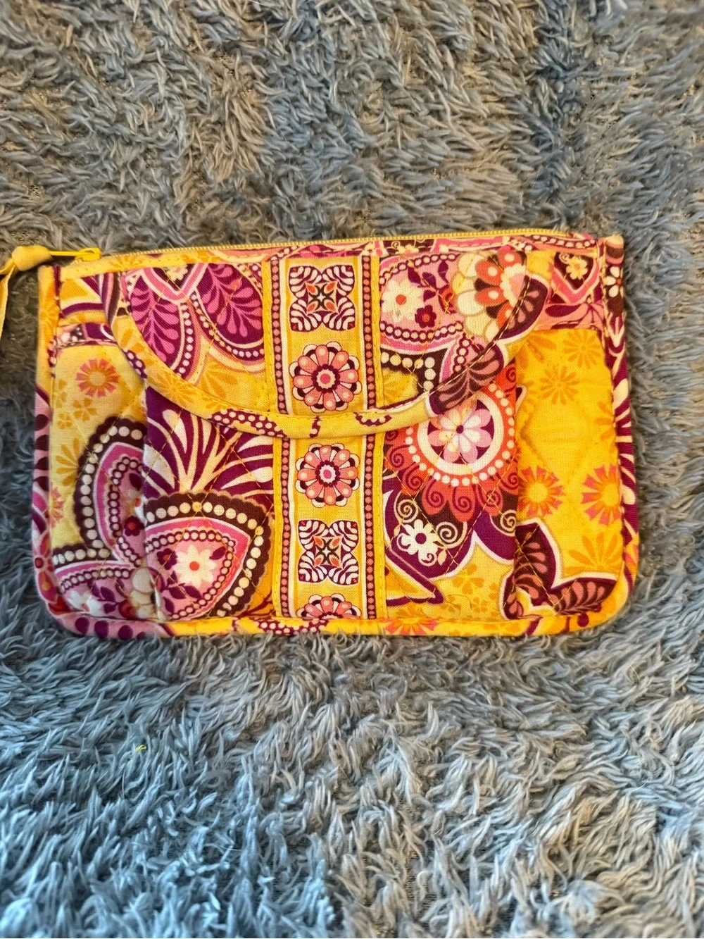 Vera Bradley‎ Belt Bag Quilted Floral Fanny Pack Bail Gold Pink